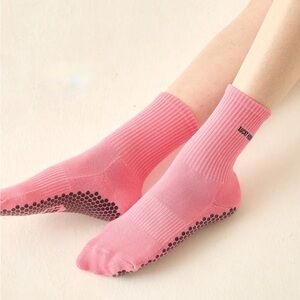 Pink Pilates Grip Sock
